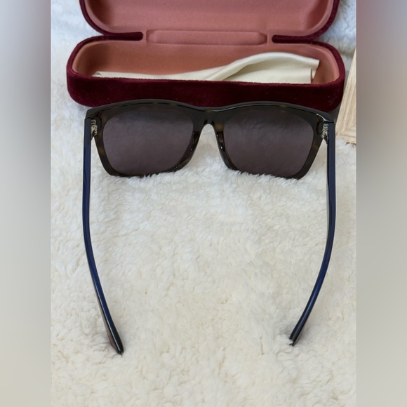 Blue Gucci Polarized Sunglasses main image 9